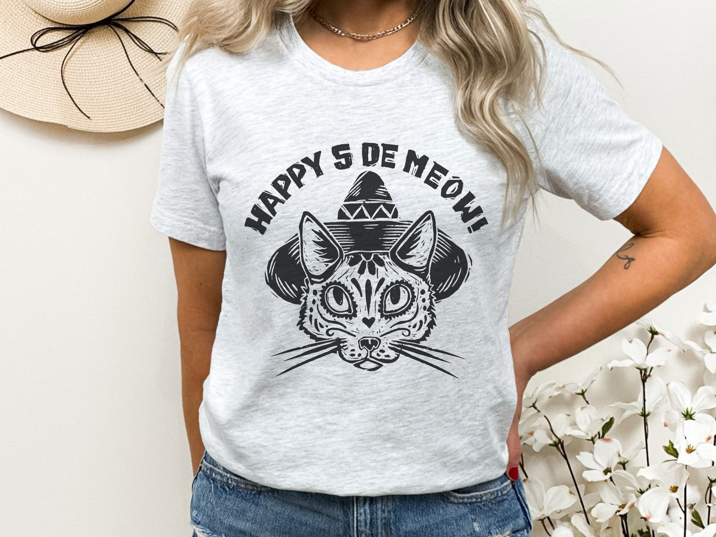 Cinco de Meow, Cat Shirt, Cat Gifts, Cinco de Mayo, Cats, Funny Cat Shirt, Cat Lover Gift, Cat Tee, Kitty Shirt