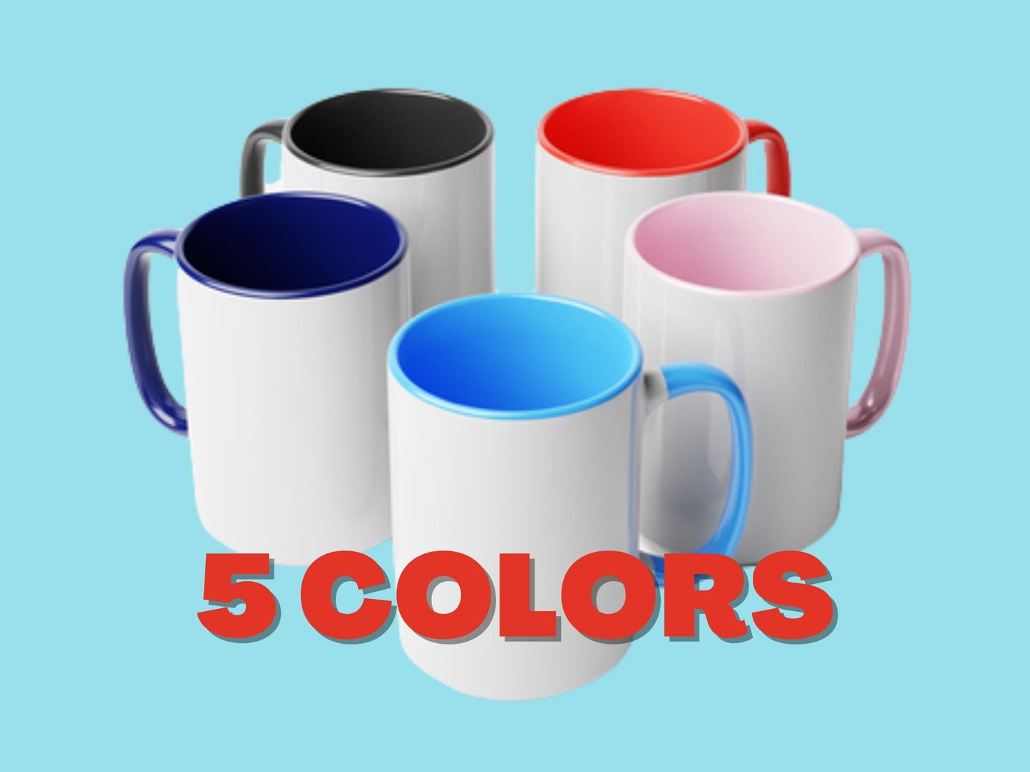 Custom Pet Portraits Mug with Name, Personalized Pet Photo Coffee Mug, Father's Day Gift, Pet Photo Birthday Gift for Dog Cat Mom & Dad