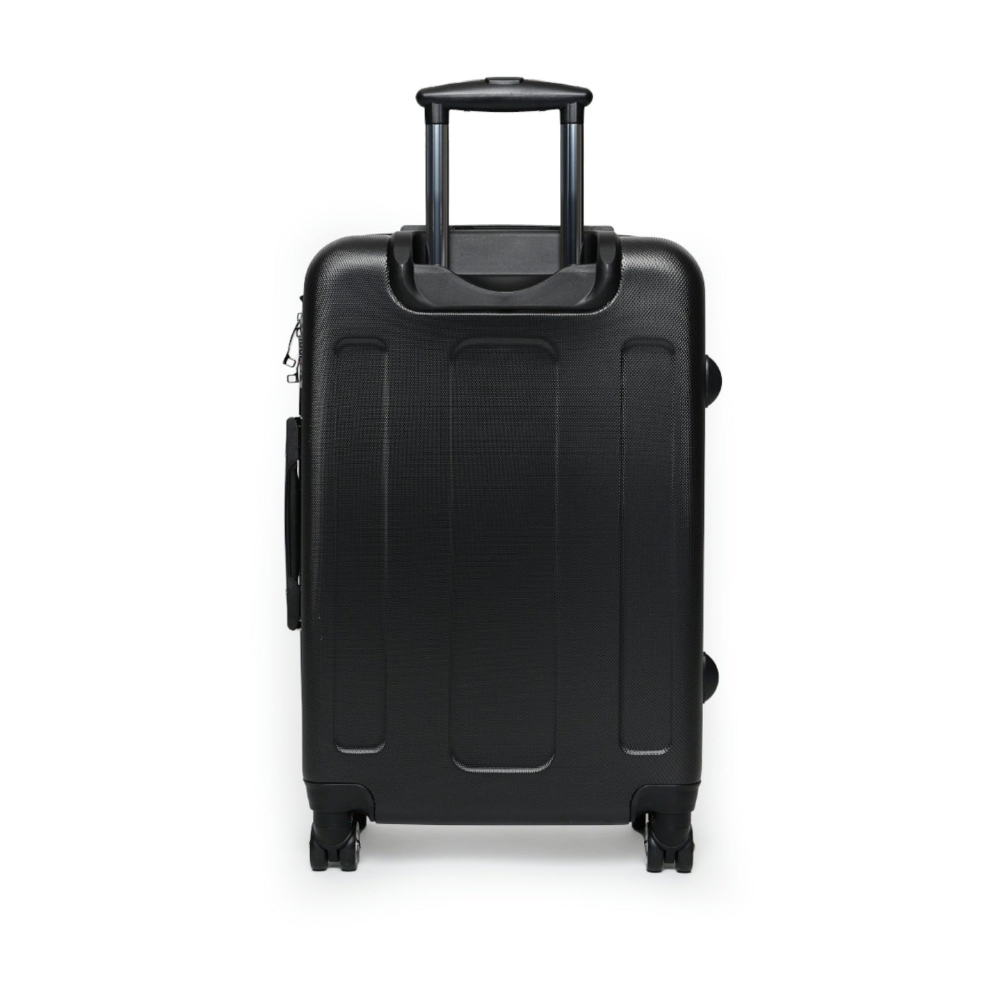 Rainbow Space Cat Black Suitcases