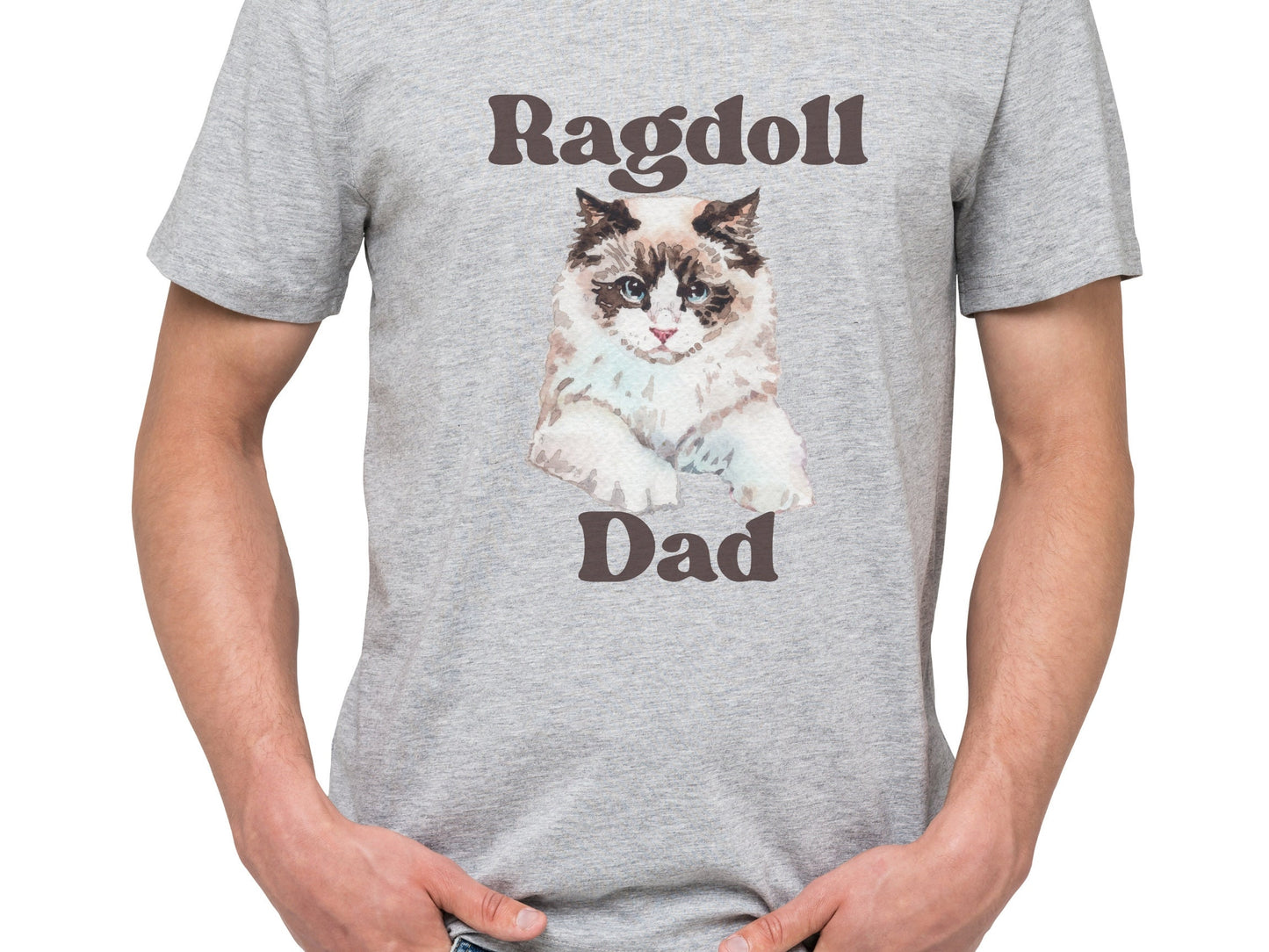 Funny Cat Dad Tee, Gift for Ragdoll Cat Dad, Cat Breed Shirt, Father's Day Gift for Cat Dad, Father's Day Gift