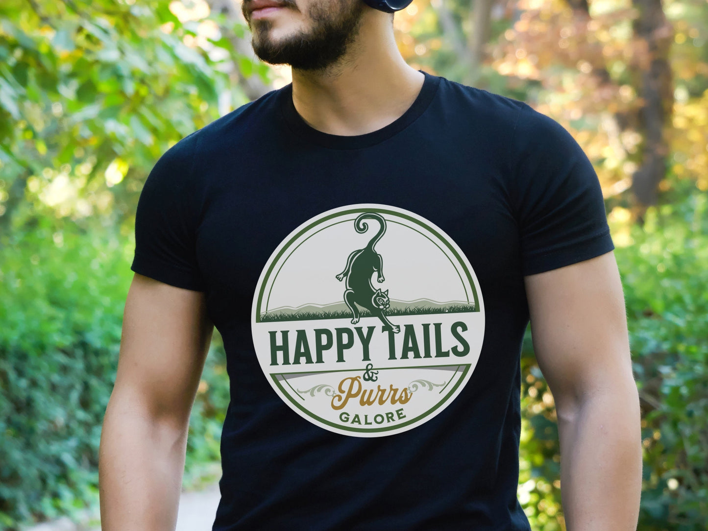 Unique Cat Shirt for Cat Lover, Cat Shirt for Men, Gift for Cat Mom, Cat Emblem Design, Classy Cat Gift