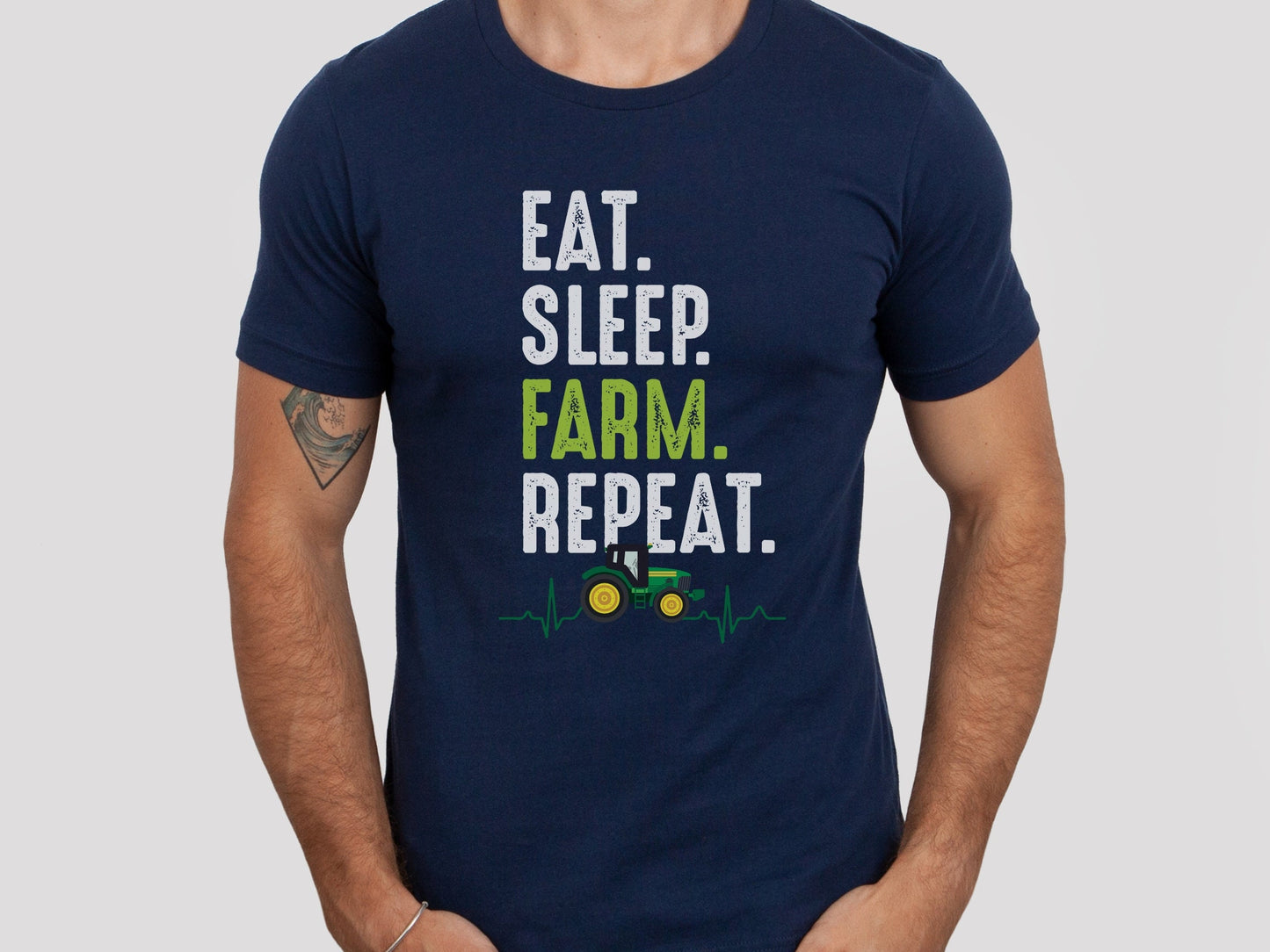 Eat, Sleep, Farm, Repeat | Short-Sleeve Unisex T-Shirt