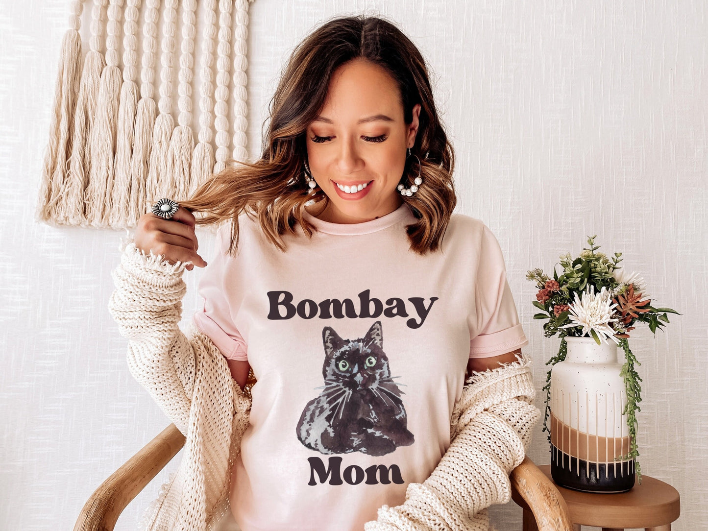 Bombay Cat Shirt, Gift for Cat Mom, Funny Cat T-Shirt, Cat Mom Tee, Gift for Bombay Cat Owner, Cat Lady Gifts
