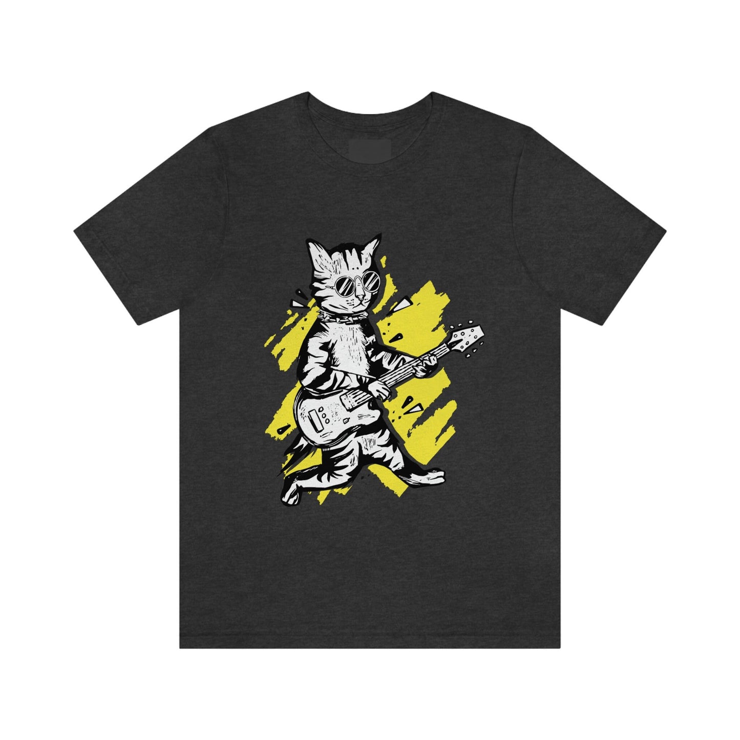 Guitar Shirt | Music Gift | Music Shirt | Meow Shirt For Cat Lover | Gift For Cat Lover | Funny Shirts | Guitar Kitty Tshirt | Musician Tee