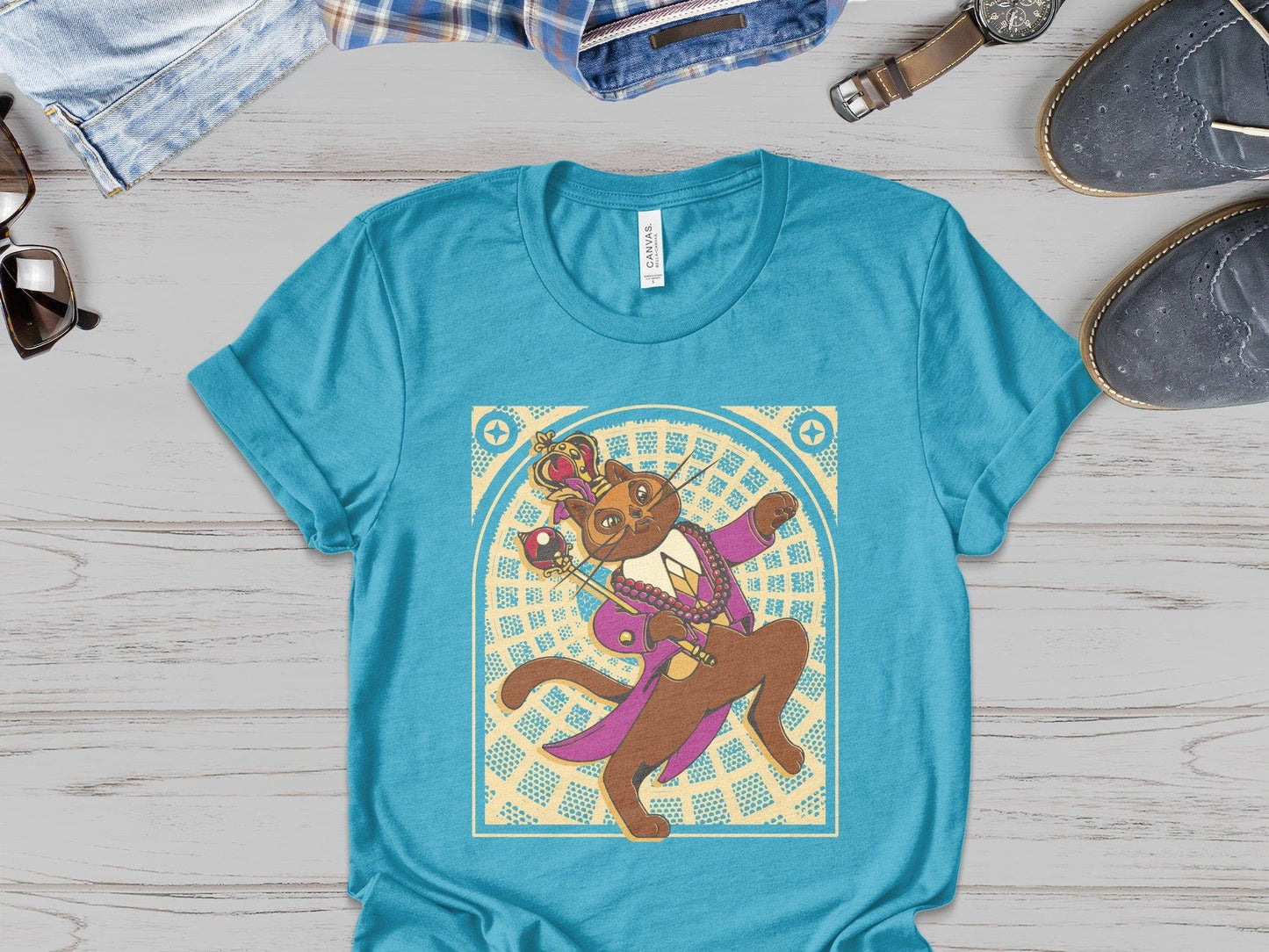 Cat Lovers Mardi Gras Shirt, Funny Fat Tuesday Shirt, Cat Tuesday Gift, Mardi Gras Parade T-shirt, Mardi Gras Gift