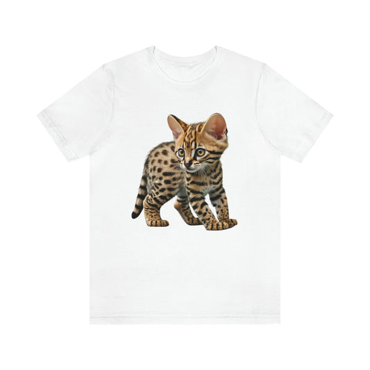 Bengal Kitten Tshirt, Cute Cat Tee Gift for Cat Lover, Cat Mom T-Shirt, Cat Gift