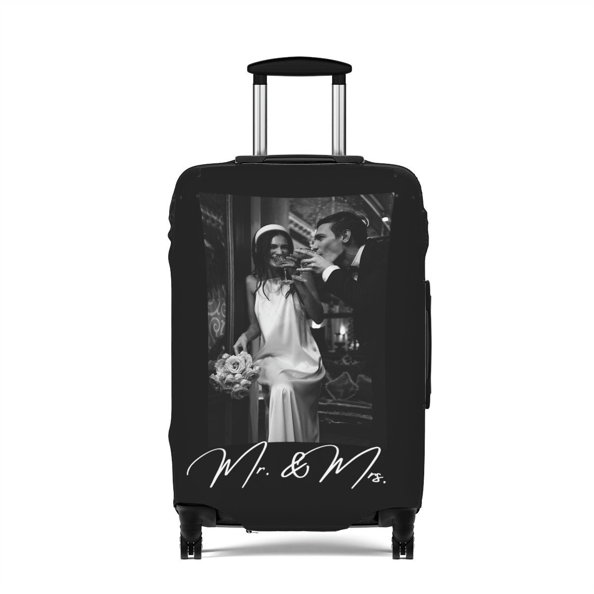 Personalized Pet Photo Luggage Cover Custom Gift for Cat Dog Family Suitcase Cover Luggage Protector Wrap