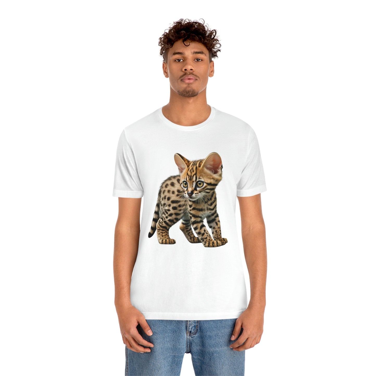Bengal Kitten Tshirt, Cute Cat Tee Gift for Cat Lover, Cat Mom T-Shirt, Cat Gift