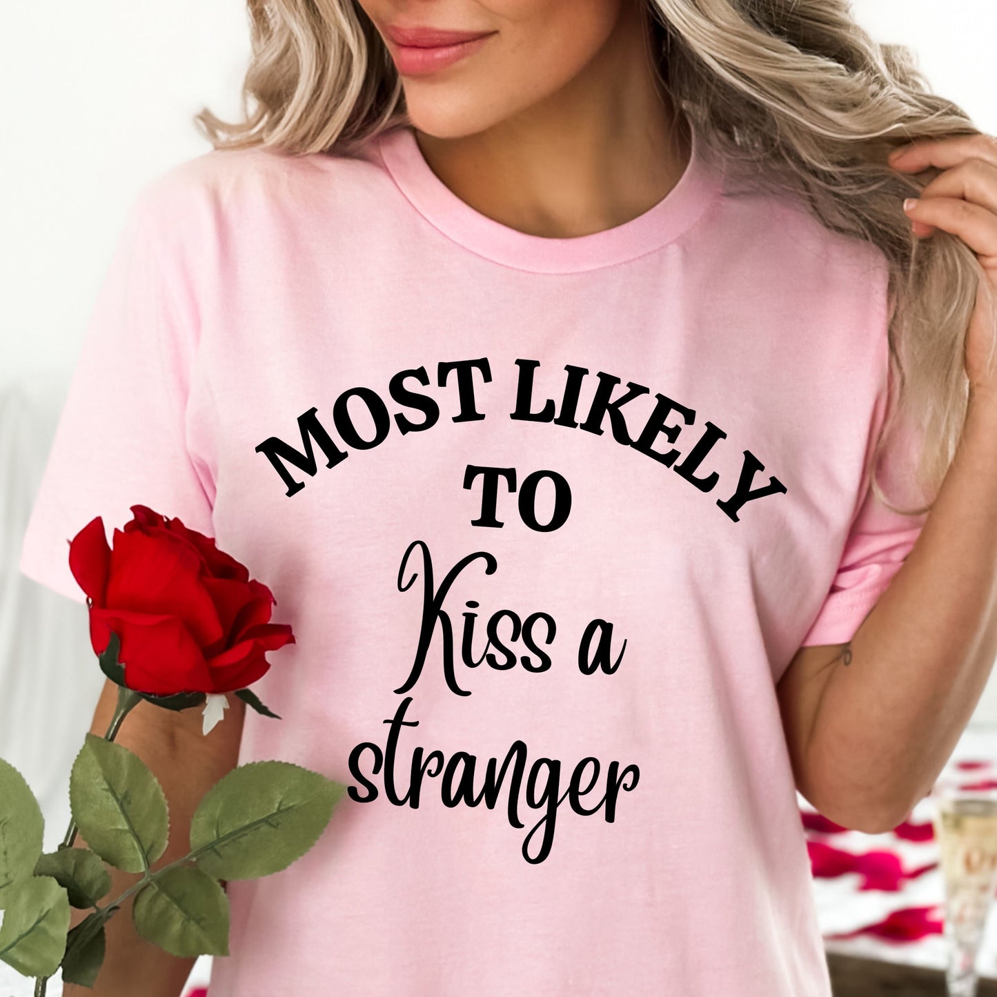 Personalized 'Most Likely To' Tee - Customizable for Bridal Bachelorettes, Friends, Vacations, Group Activities Parties Cruises Family Trips