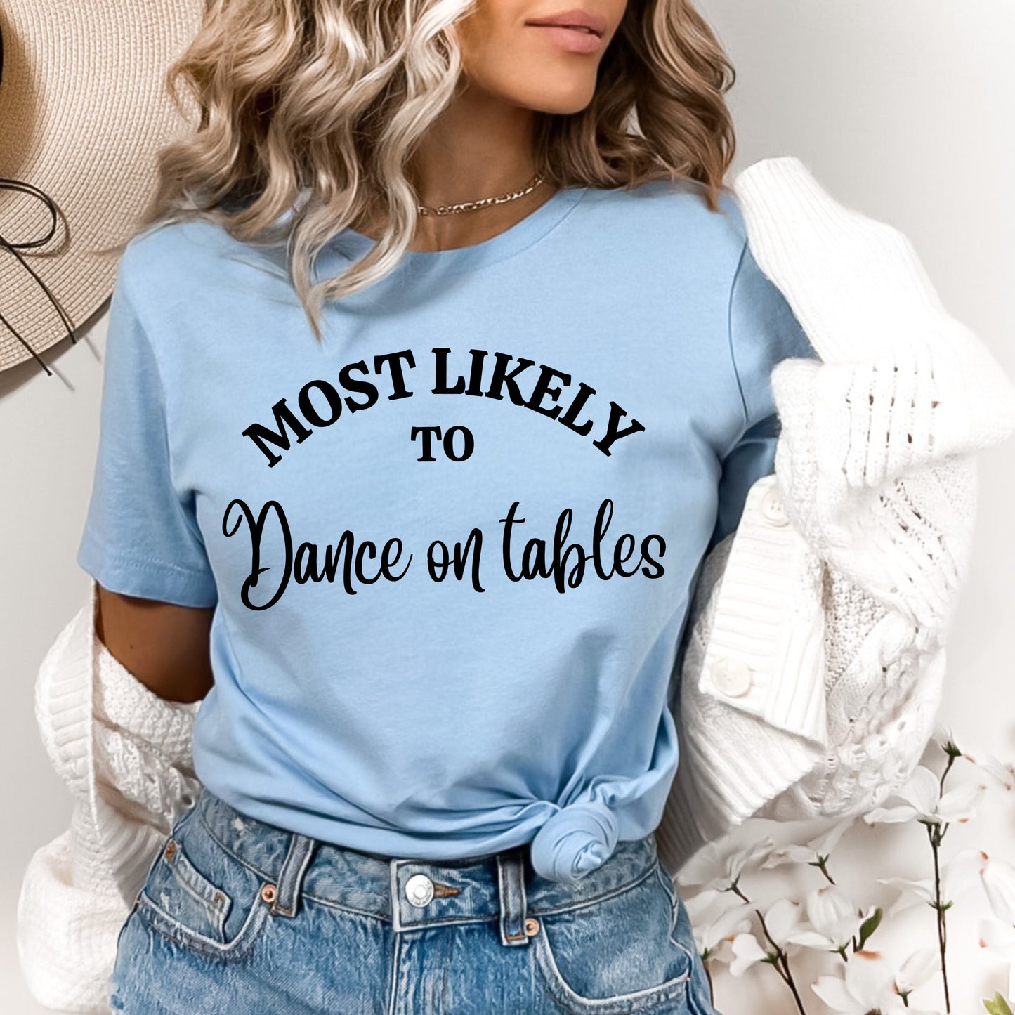 Personalized 'Most Likely To' Tee - Customizable for Bridal Bachelorettes, Friends, Vacations, Group Activities Parties Cruises Family Trips