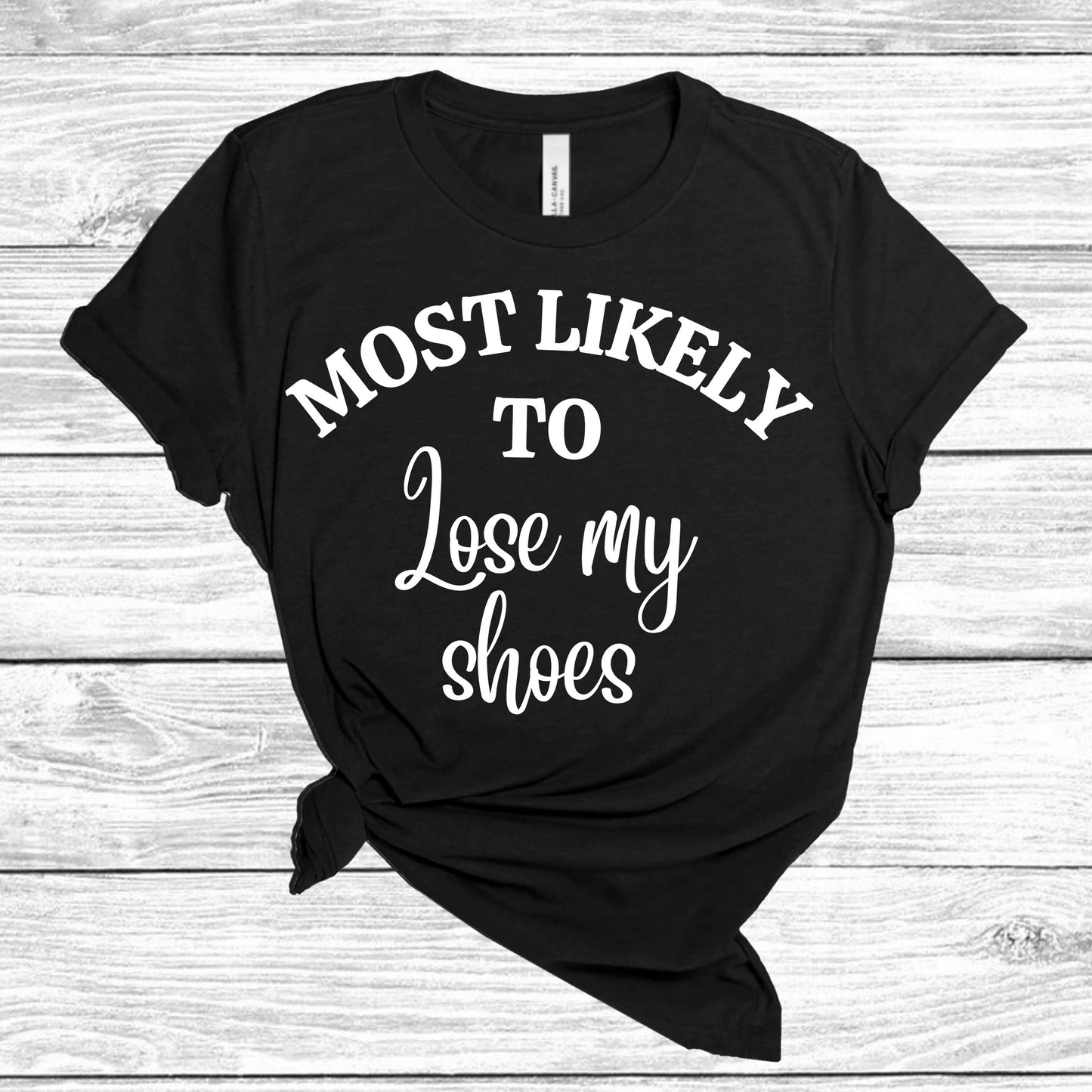 Personalized 'Most Likely To' Tee - Customizable for Bridal Bachelorettes, Friends, Vacations, Group Activities Parties Cruises Family Trips