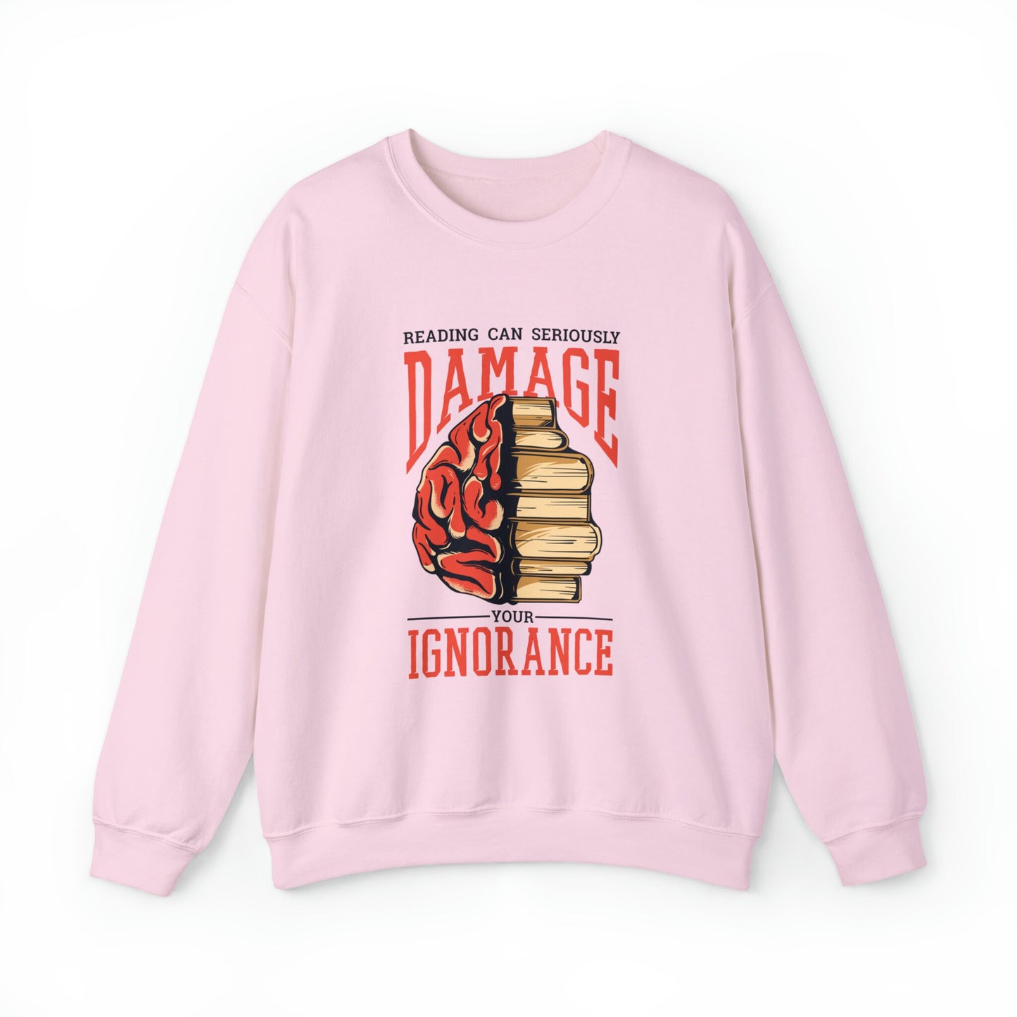 Funny Reading Sweatshirt, Cute Book Sweater, Book Club Gift, Librarian Shirt, Books Sweatshirt, Gift for Book Nerd, Brainy Book Gifts