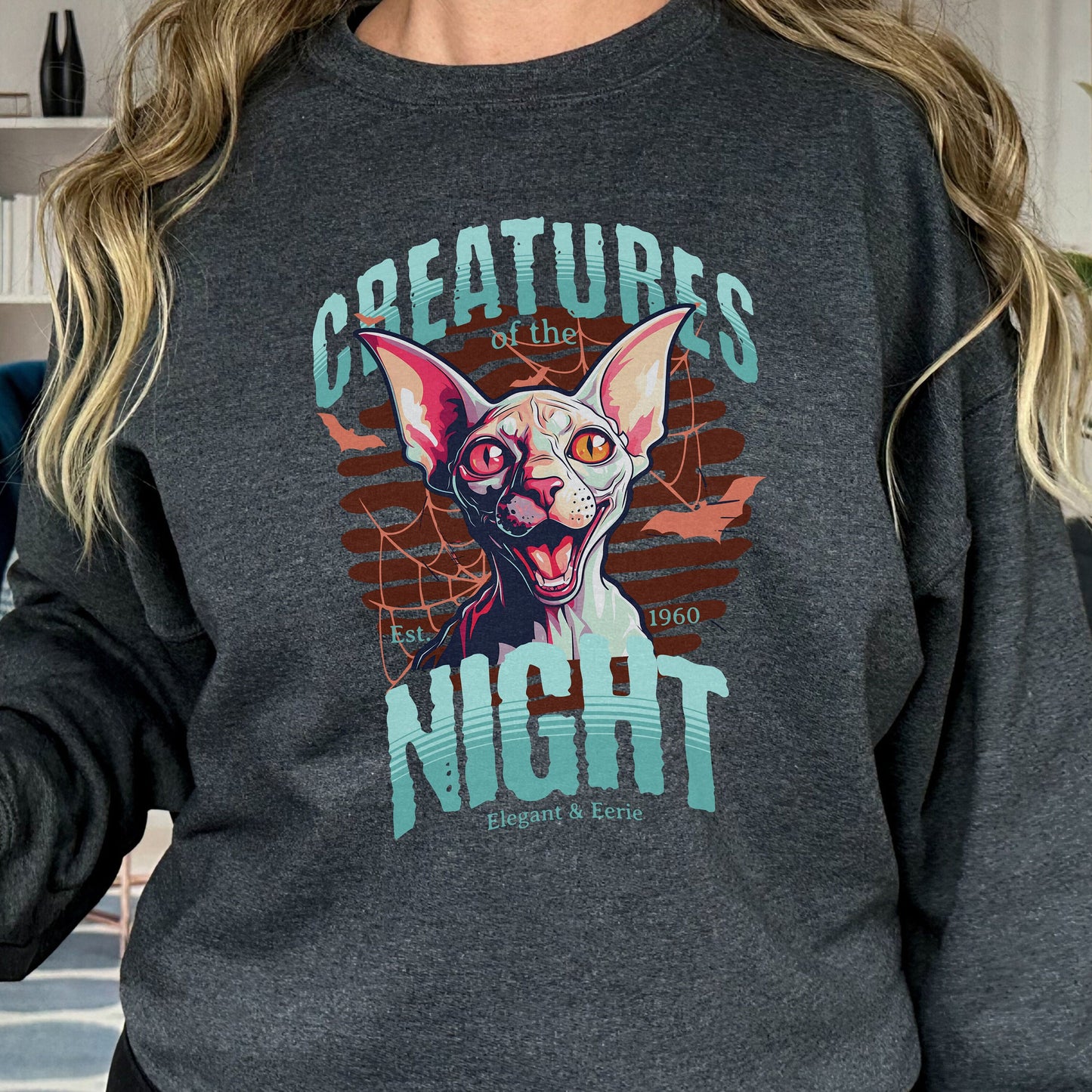 Sphynx Cat Sweater, Custom Cat Shirt, Sphynx Cat Clothes,Cat Mom Sweatshirt,Sphynx Cat Themed Gifts for Cat People,Hairless Sphynx Cat