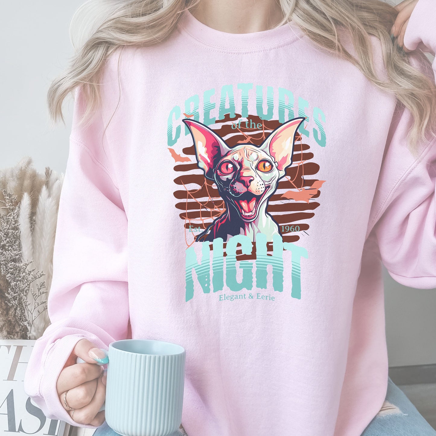 Sphynx Cat Sweater, Custom Cat Shirt, Sphynx Cat Clothes,Cat Mom Sweatshirt,Sphynx Cat Themed Gifts for Cat People,Hairless Sphynx Cat