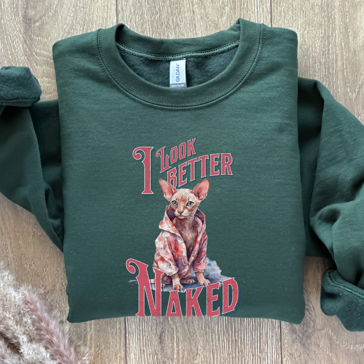 Funny Sphynx Cat Sweater,Cat Lovers Sweatshirt Gift,Custom Cat Shirt,Sphynx Cat Clothes,Sphynx Cat Themed Gifts for Cat People Moms Dads