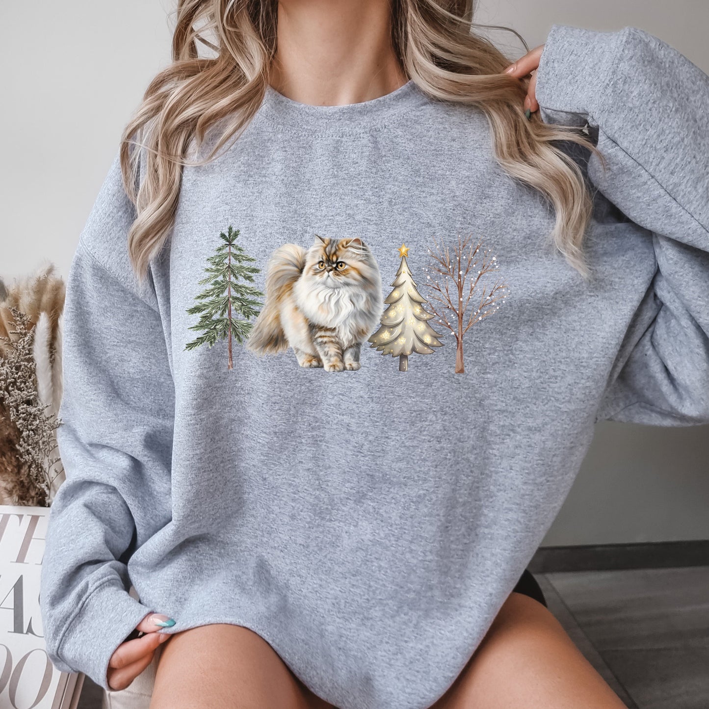 Persian Cat Sweatshirt, Shirazi Cat Sweater, Persian Parent Apparel, Gift for Cat Lover, Persian Cat Gift Shirt, Persian Lover Owner Present