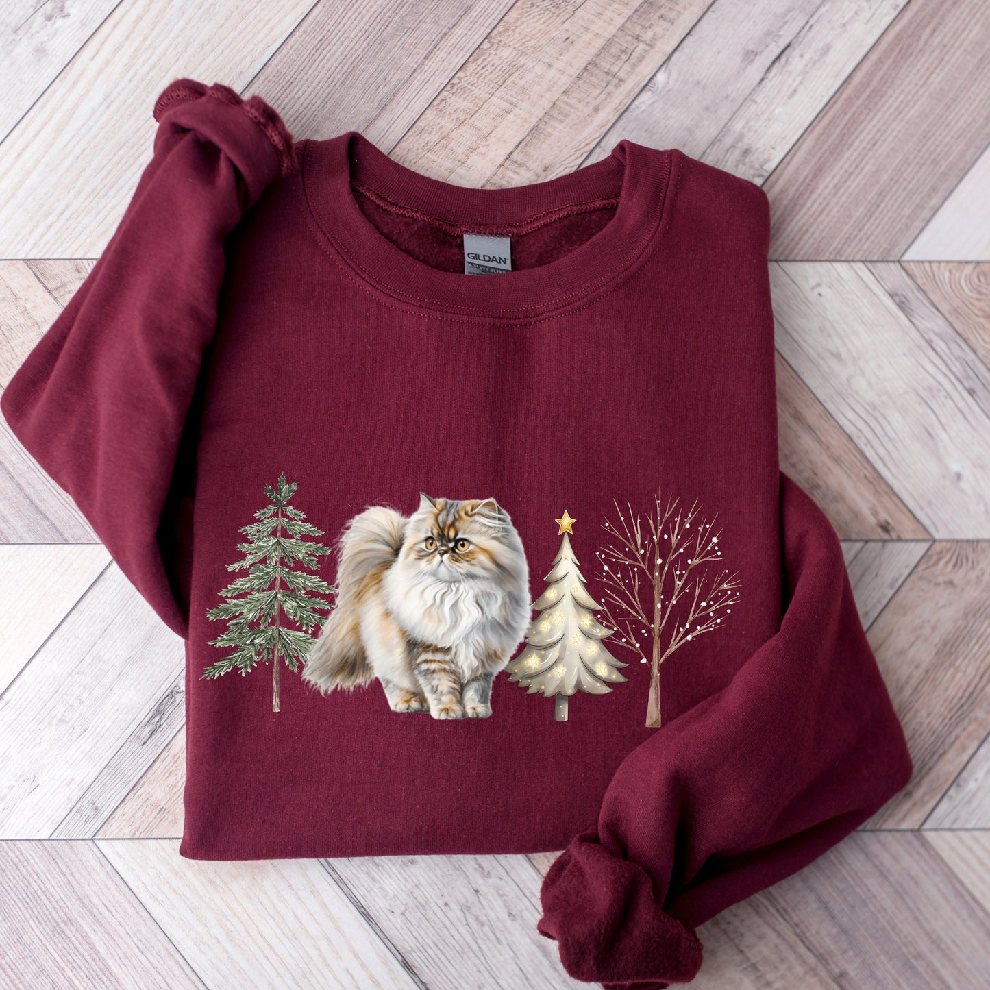 Persian Cat Sweatshirt, Shirazi Cat Sweater, Persian Parent Apparel, Gift for Cat Lover, Persian Cat Gift Shirt, Persian Lover Owner Present