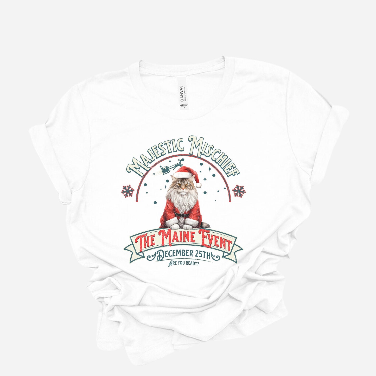Christmas Mainecoon Cat Lover Gift, Maine Coon Tshirt, Mainecoone Shirt, Coone Cat Gift,Maine Coon Cat Gift, Main Coon Cat Lover Tee