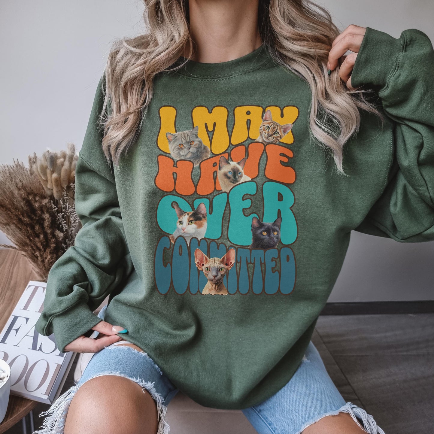 I May Have Over Committed Crazy Cat Lady Shirt for Cat Lover Gift for Feline Owners Cat Daddy Gift