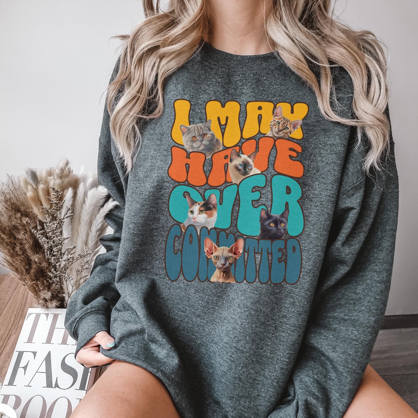 I May Have Over Committed Crazy Cat Lady Shirt for Cat Lover Gift for Feline Owners Cat Daddy Gift