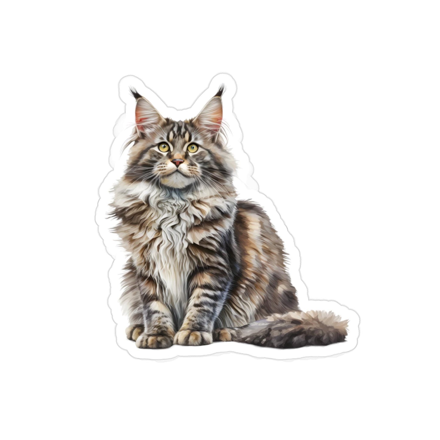 Mainecoon Vinyl Sticker Cat Lover Gift Maine Coons & Cuddles Sticker Mainecoone Die-Cut Coone Cat Gift Sticker Main Coon Cat Lover Gift