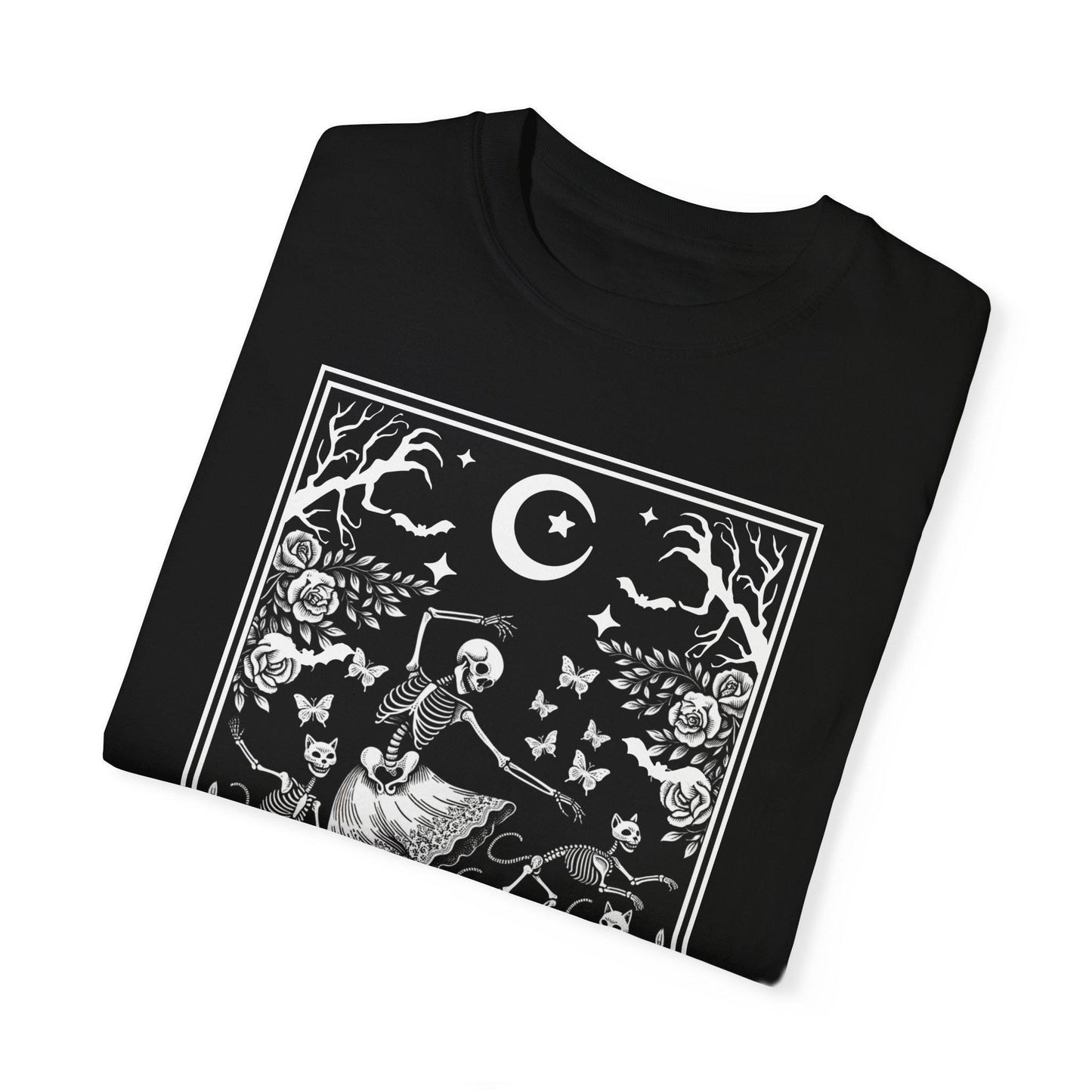Cat Mother Skeleton Tarot Shirt | Funny Cat Lover Tee | Witchy Cat Mom Shirt | Skull Tarot T-Shirt | Trendy Comfort Colors Cat Shirt S-4XL