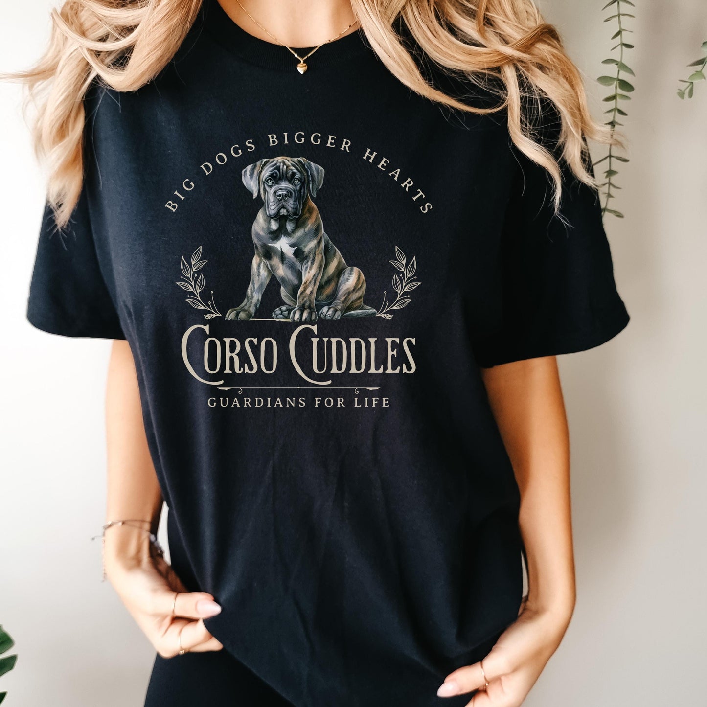 Cane Corso Lover T-shirt Big Dog Gift Italian Mastiff Shirt Majestic Guardian Dog Owner Apparel Personalized Dog Mom Shirt Cute Dog Tee