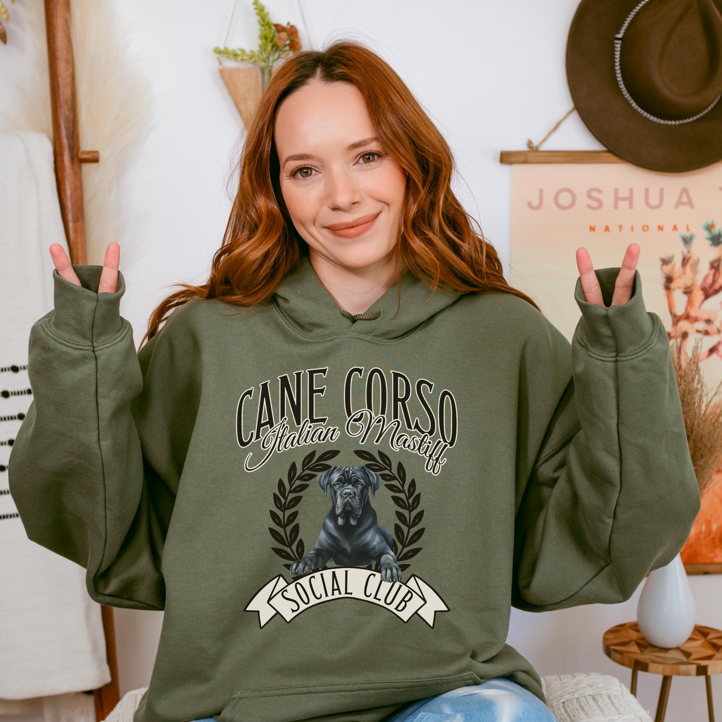 Cane Corso Lover Sweatshirt Cozy Dog Owner Hoodie Italian Mastiff Gift Corso Cuddles Sweater Personalized Big Dog Apparel Dog Mom Shirt