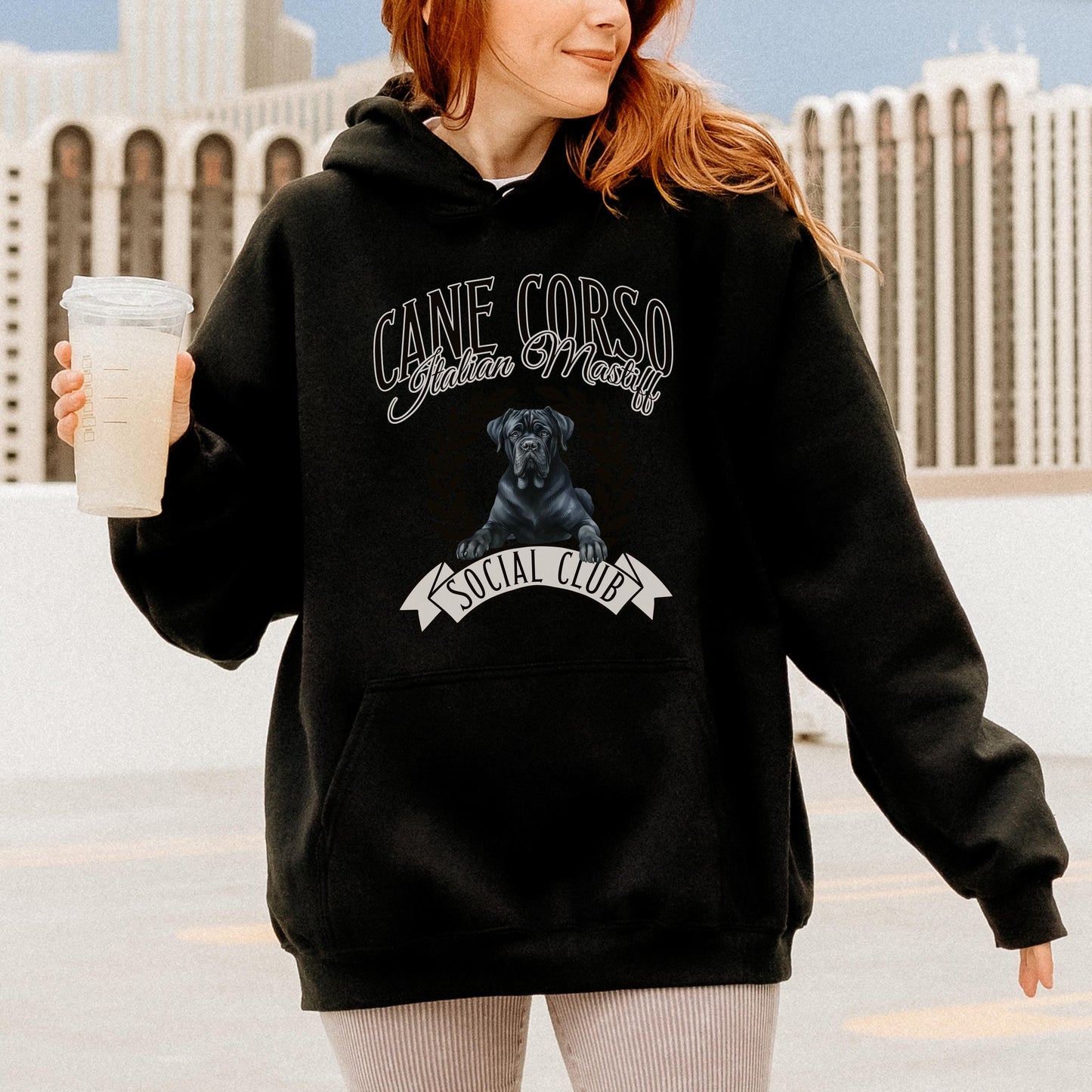 Cane Corso Lover Sweatshirt Cozy Dog Owner Hoodie Italian Mastiff Gift Corso Cuddles Sweater Personalized Big Dog Apparel Dog Mom Shirt