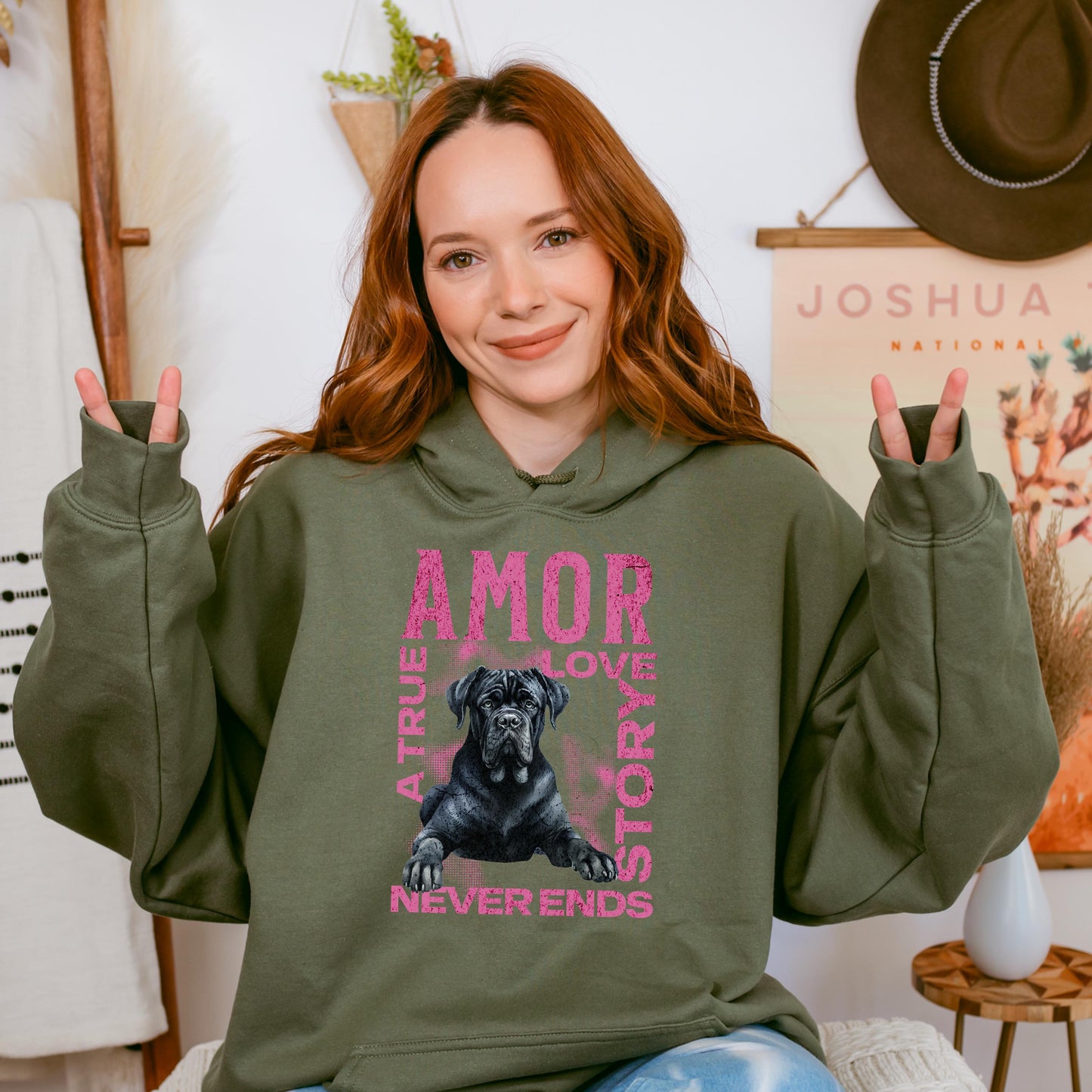 Cane Corso Lover Sweatshirt Cozy Dog Owner Hoodie Italian Mastiff Gift Corso Cuddles Sweater Personalized Big Dog Apparel Dog Dad Mom Shirt