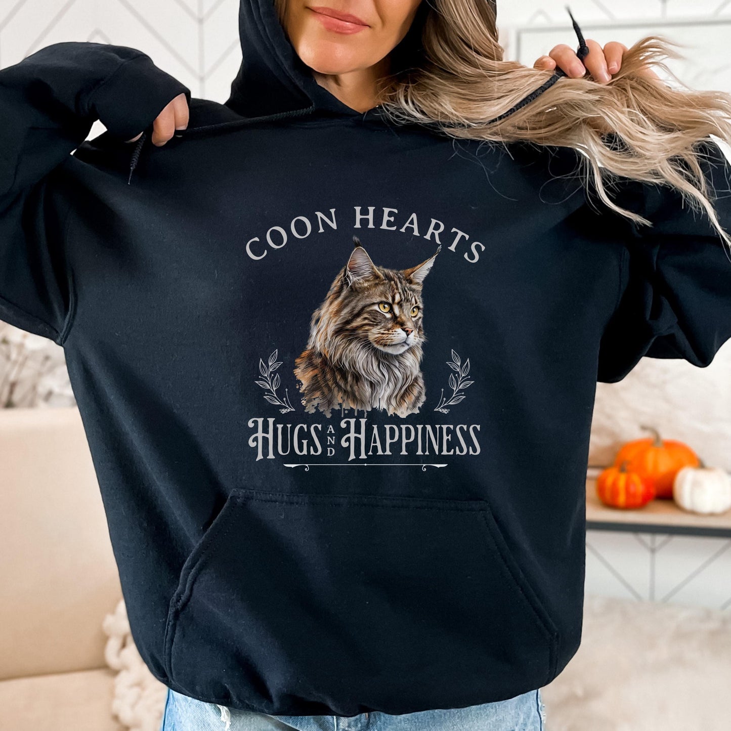 Maine Coon Hoodie, Custom Mainecoon Cat Lover Gift, Mainecoone Sweater, Coone Cat Gift,Maine Coon Cat Gift, Main Coon Cat Lover Sweatshirt