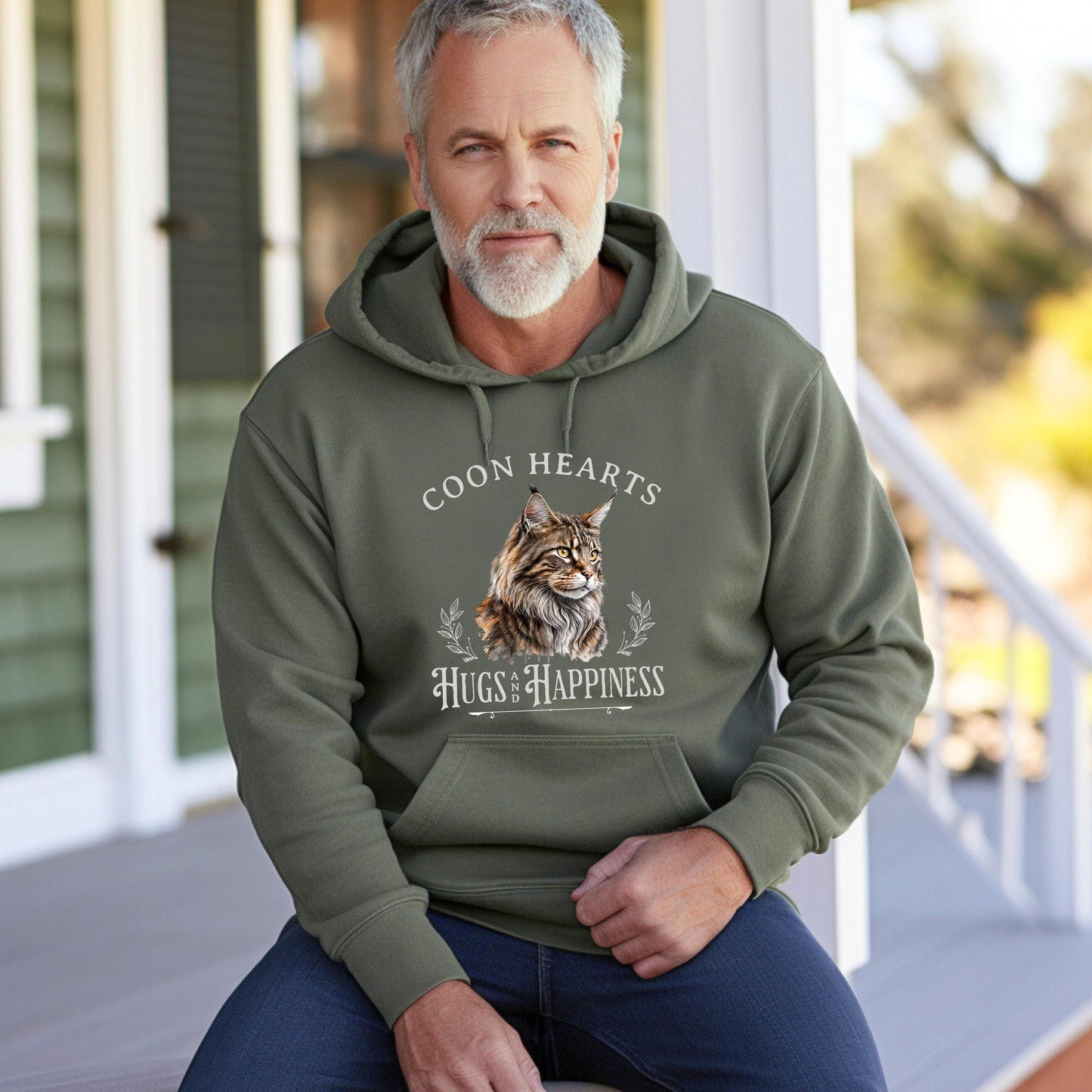 Maine Coon Hoodie, Custom Mainecoon Cat Lover Gift, Mainecoone Sweater, Coone Cat Gift,Maine Coon Cat Gift, Main Coon Cat Lover Sweatshirt