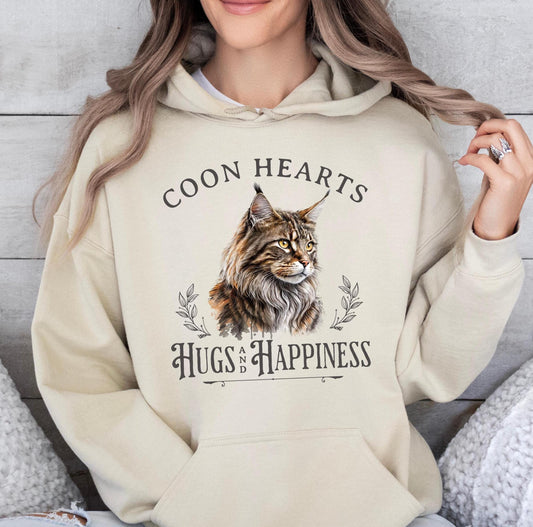 Maine Coon Hoodie, Custom Mainecoon Cat Lover Gift, Mainecoone Sweater, Coone Cat Gift,Maine Coon Cat Gift, Main Coon Cat Lover Sweatshirt