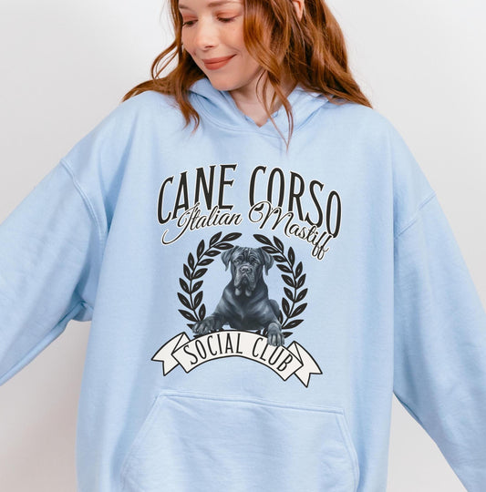 Cane Corso Lover Sweatshirt Cozy Dog Owner Hoodie Italian Mastiff Gift Corso Cuddles Sweater Personalized Big Dog Apparel Dog Mom Shirt