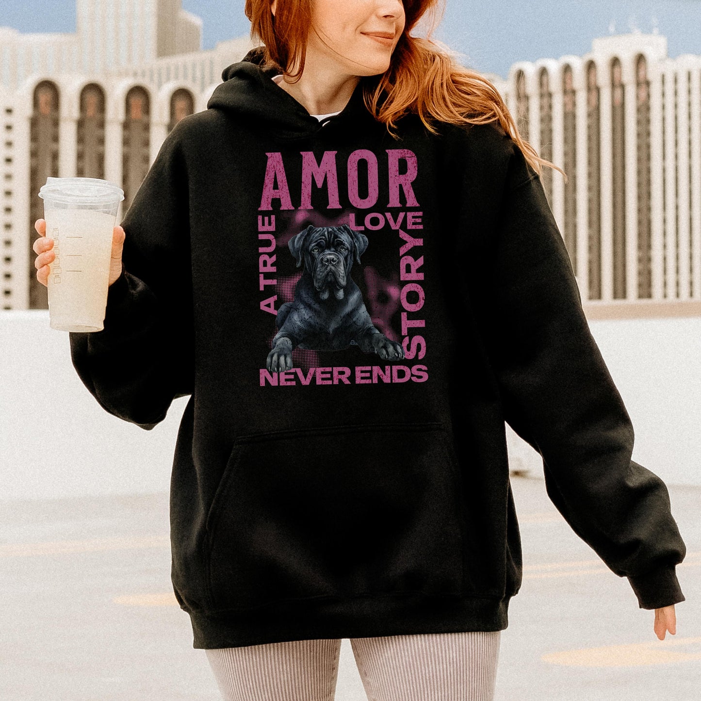 Cane Corso Lover Sweatshirt Cozy Dog Owner Hoodie Italian Mastiff Gift Corso Cuddles Sweater Personalized Big Dog Apparel Dog Dad Mom Shirt