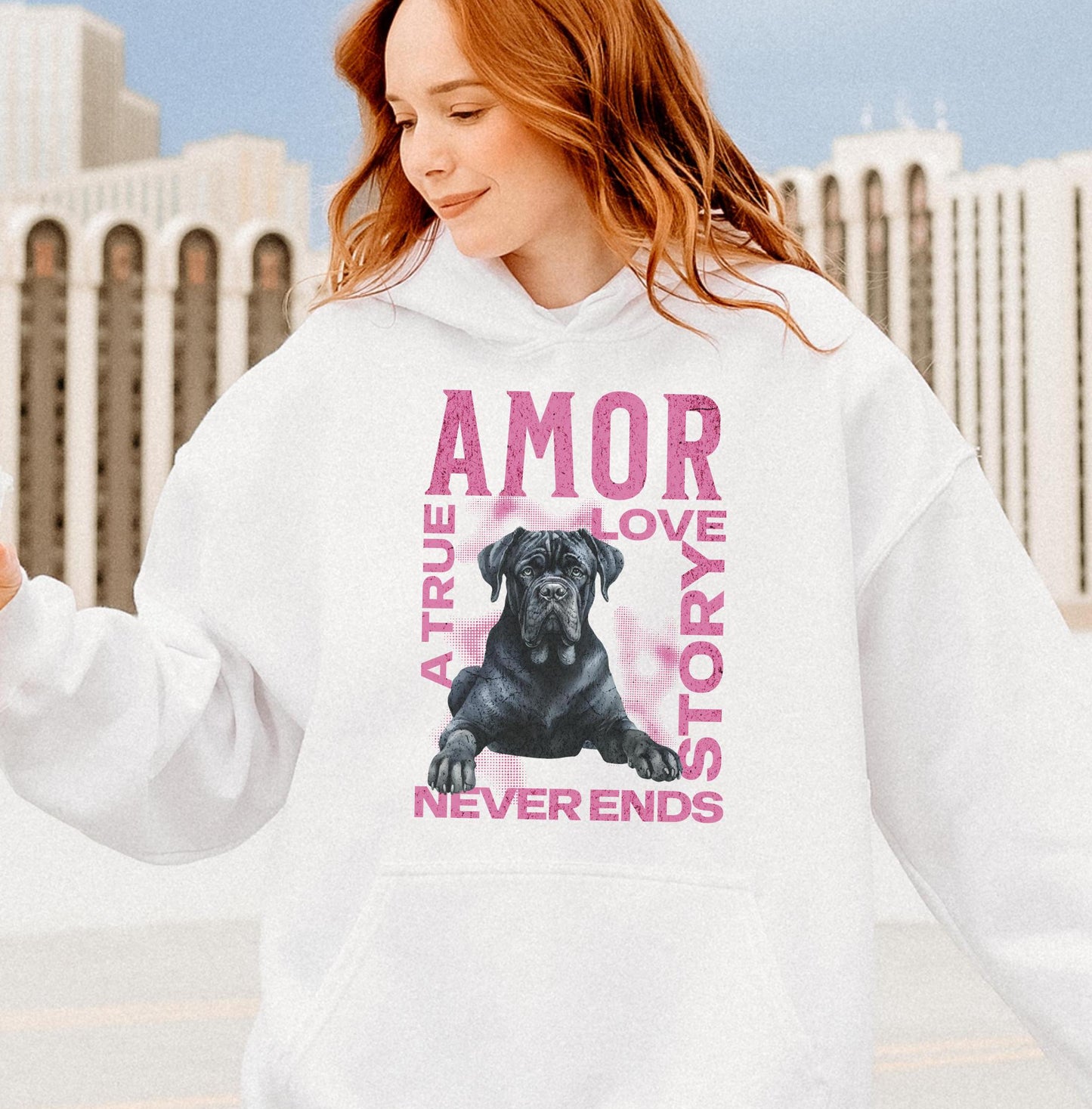 Cane Corso Lover Sweatshirt Cozy Dog Owner Hoodie Italian Mastiff Gift Corso Cuddles Sweater Personalized Big Dog Apparel Dog Dad Mom Shirt
