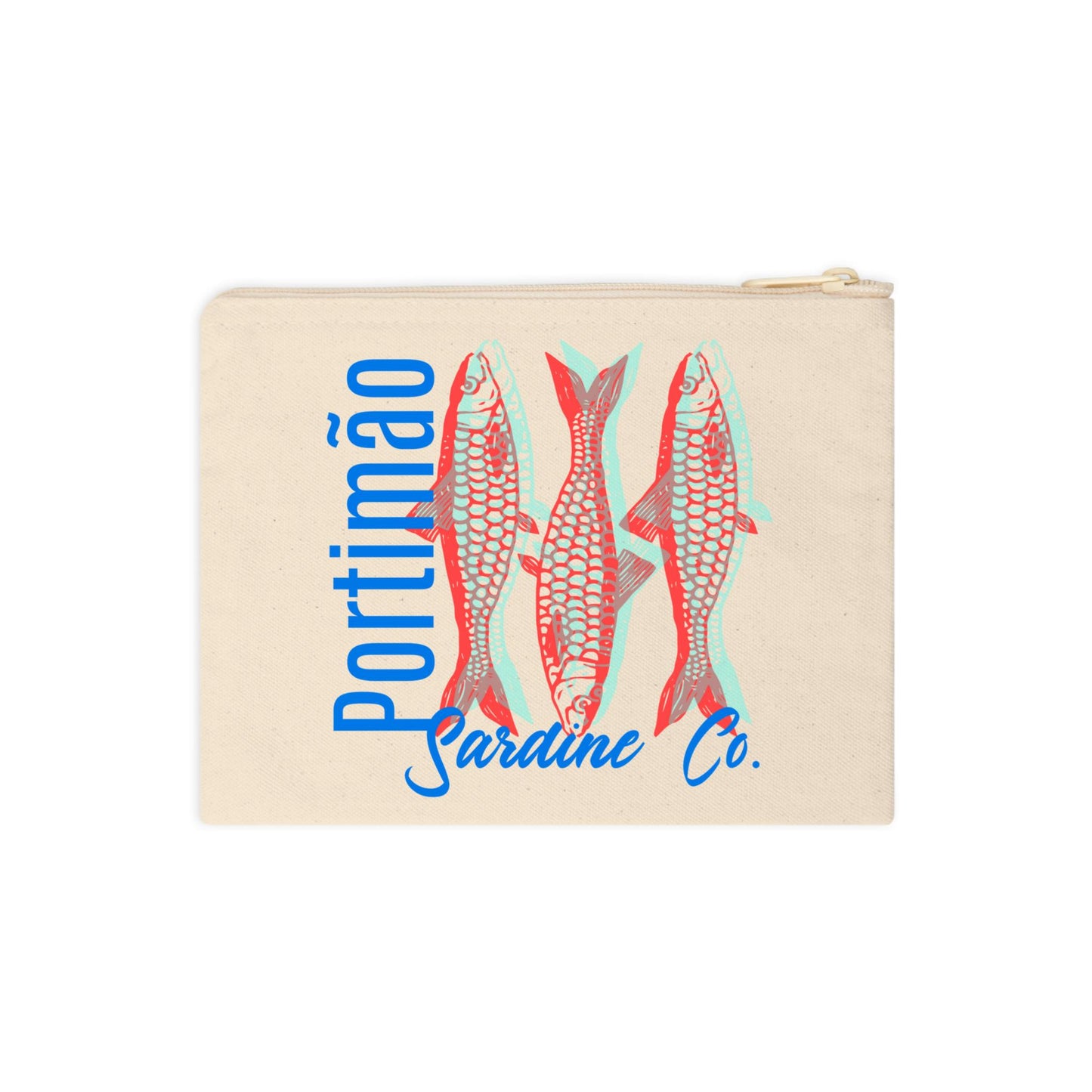 Sardines Zippered Pouch Fisherman Aesthetic Sardine Tin Art Print Canvas Zipper Pouch Sardinecore Cosmetic Bag Gift Nautical Style Organizer