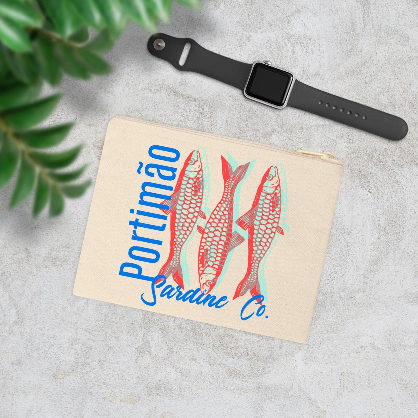 Sardines Zippered Pouch Fisherman Aesthetic Sardine Tin Art Print Canvas Zipper Pouch Sardinecore Cosmetic Bag Gift Nautical Style Organizer