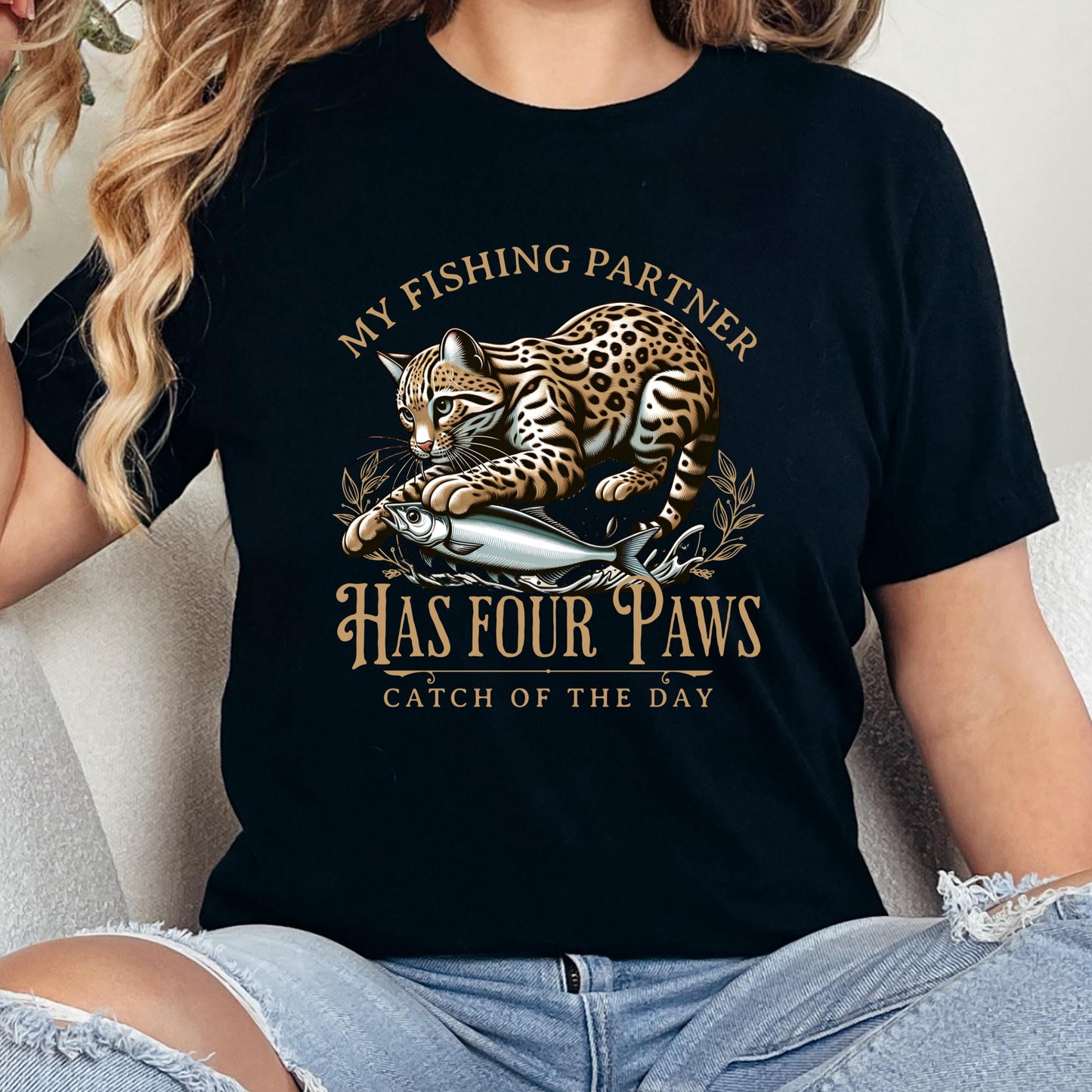 Bengal Cat Shirt Sardines Art Fishing Sweatshirt Sardinecore Nautical Fashion Coastal Apparel Cat Lover Gift Tinned Fish Seafaring Theme