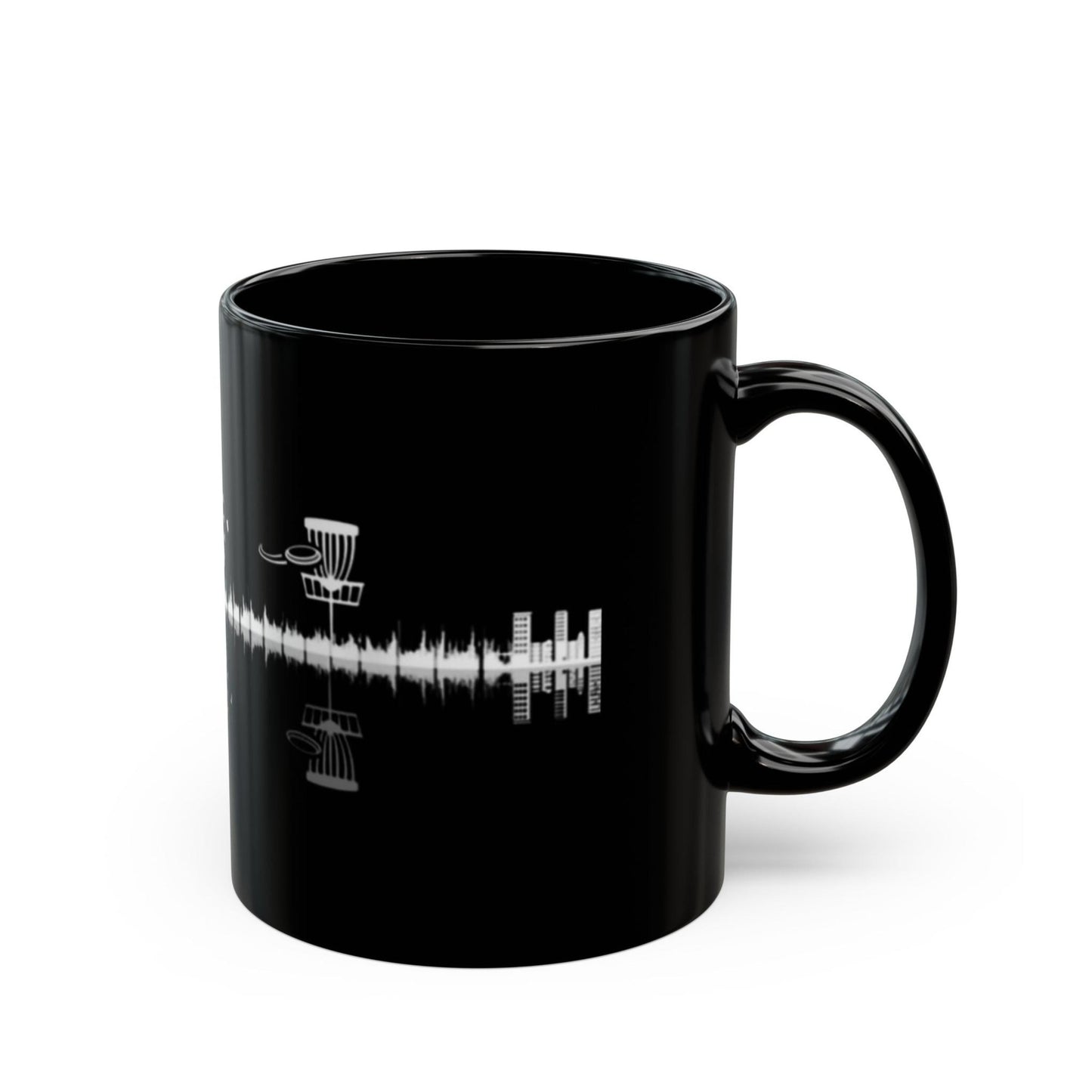 Disc Golf Guitar Mug Gift for Music Lovers Unique Coffee Mug Hot Chocolate Mug Perfect Gift for Him Disc Golf Player Guitar Enthusiast Gift