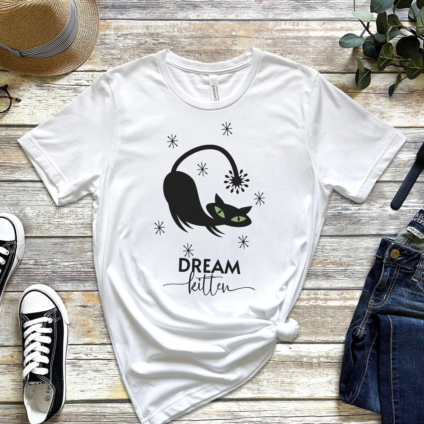 Atomic Retro Cat Lover Sweatshirt Mid Century Modern Cats Nostalgic Vintage Crewneck Soft Feline T-shirt Cozy Space Age Style Graphic Hoodie