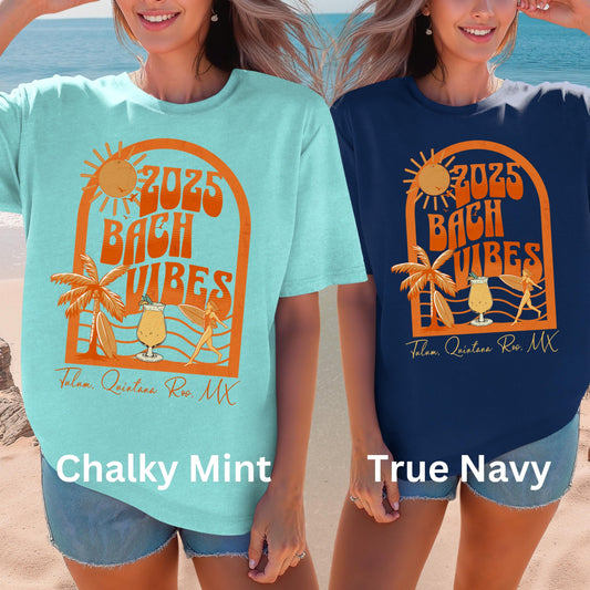 Mexico Coastal Retro Bachelorette Party Shirts Personalized Custom Bridal Squad Final Fiesta Bridesmaid Gifts Matching Group Vacation