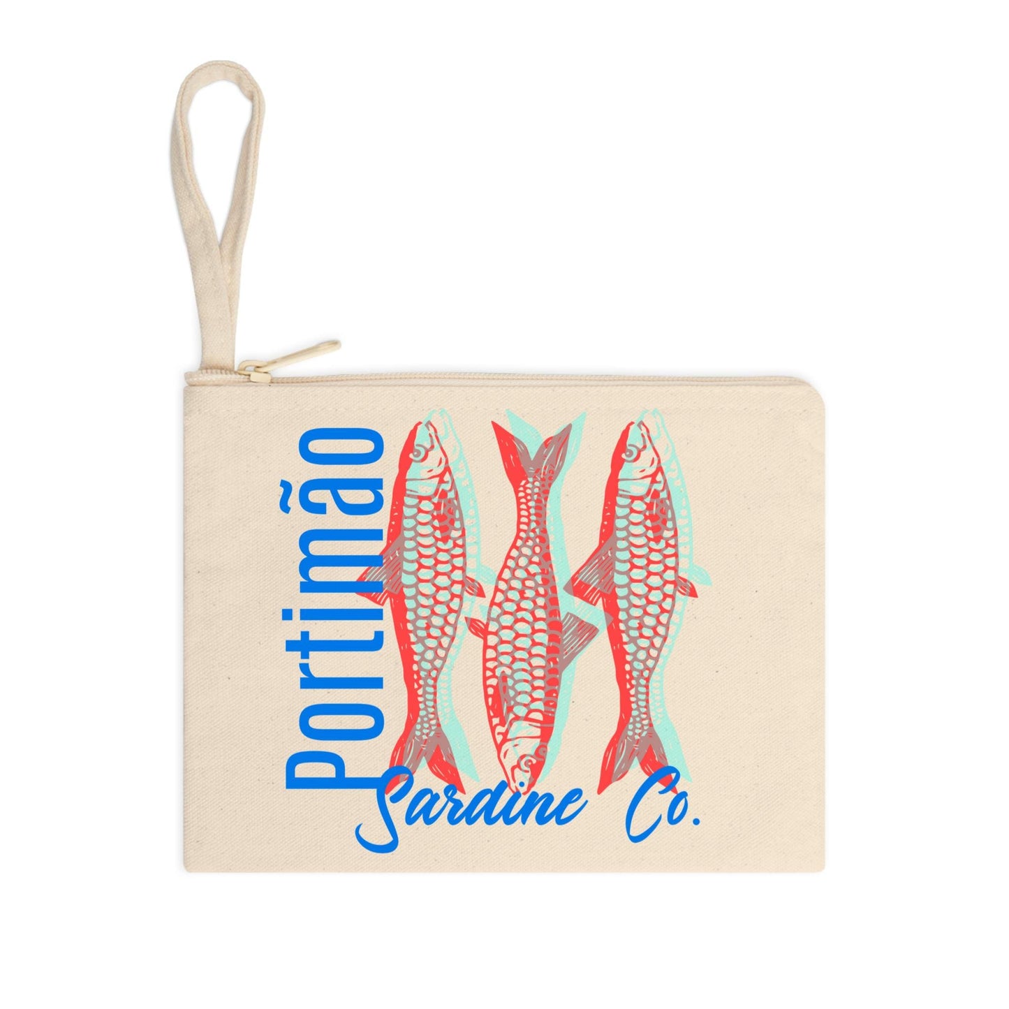 Sardines Zippered Pouch Fisherman Aesthetic Sardine Tin Art Print Canvas Zipper Pouch Sardinecore Cosmetic Bag Gift Nautical Style Organizer
