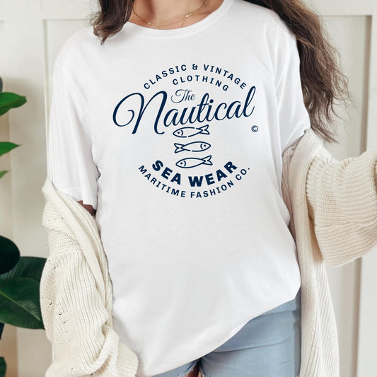 Sardines Art Print Sweatshirt Fisherman Tinned Fish Aesthetic Nautical Style Coastal Shirt Seafaring Portimão Portugal Vintage Sardinecore