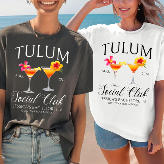 Mexico Bachelorette Party Shirts Personalized Custom Bridal Squad Final Fiesta Tequila Margaritas Bridesmaid Gifts Matching Group Vacation