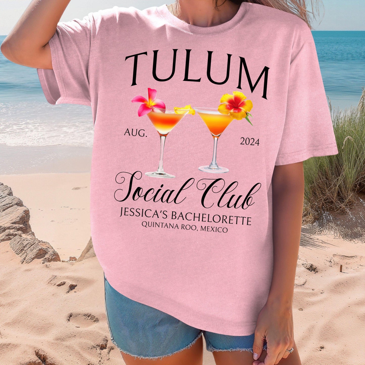 Mexico Bachelorette Party Shirts Personalized Custom Bridal Squad Final Fiesta Tequila Margaritas Bridesmaid Gifts Matching Group Vacation