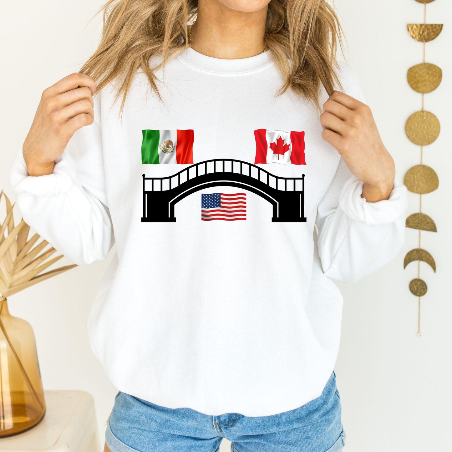 Funny Anti Tariff Humor Canada is Not for Sale Mexico Unity Free Trade Sweatshirt Political Sweater Made in Canada Sarcastic Shirt NAFTA 2.0