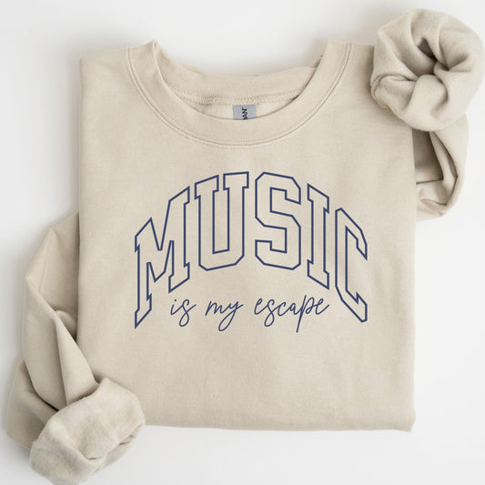 Music Teacher Sweatshirt Varsity Style Band Director Gift Choir Instructor Pullover Orchestra Appreciation Vocal Coach Inspirational Sweater