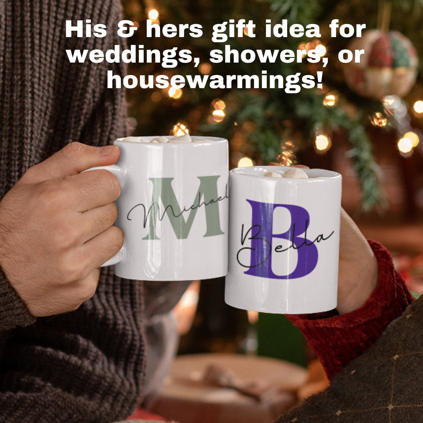 Personalized Coffee Mug, Custom Initial Mug, Best Friends Office Boss Mug Gift, Monogram Mug, Custom Ceramic Mugs, Customized Text Mug